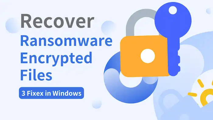 يعتبر استعادة النسخ الاحتياطية أحد أفضل الحلول لفك تشفير ملفات Ransomware. إذا كنت تقوم بعمل نسخ احتياطية دورية لملفاتك، يمكنك استعادة النسخة الأخيرة من الملفات المشفرة دون الحاجة لفك التشفير.