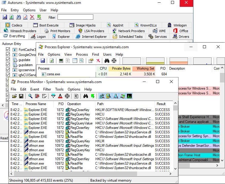 Sysinternals Suite - أدوات متقدمة لمراقبة النظام