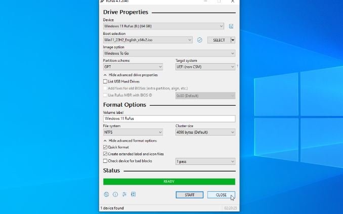 حرق ويندوز بصيغة UEFI (GPT) على الفلاشة